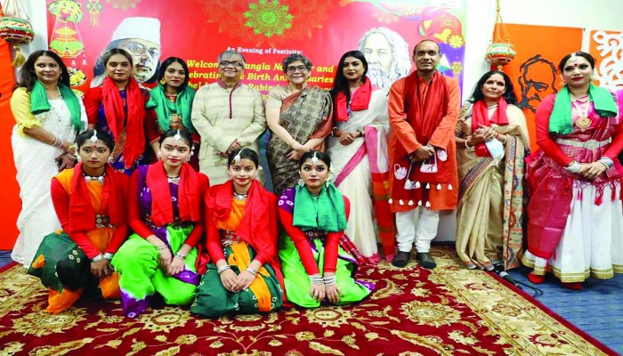 বাংলাদেশ কনস্যুলেটে রবীন্দ্র নজরুল জন্মজয়ন্তী উদযাপন