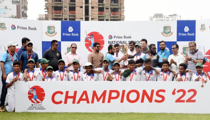 জাতীয় স্কুল ক্রিকেটে  চ্যাম্পিয়ন রংপুর শিশু নিকেতন