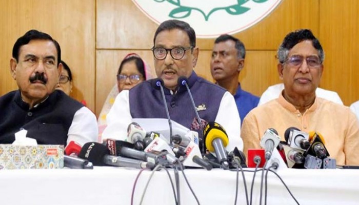 প্রথম আলোর প্রকাশিত প্রতিবেদনটি আন্তর্জাতিক ষড়যন্ত্রের অংশ-ওবায়দুল কাদের
