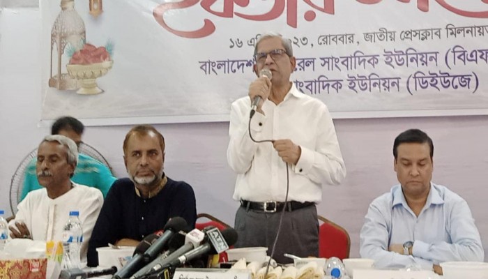 দেশের গণমাধ্যমও ফ্যাসিবাদের ভয়াল গ্রাসে আক্রান্ত - মির্জা ফখরুল