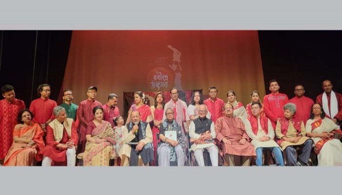 শেষ হলো দুই দিনের বর্ণাঢ্য রবীন্দ্রজয়ন্তী