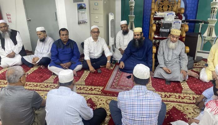 এরশাদের মৃত্যুবার্ষিকীতে যুক্তরাষ্ট্র জাতীয় পার্টির দোয়া মাহফিল