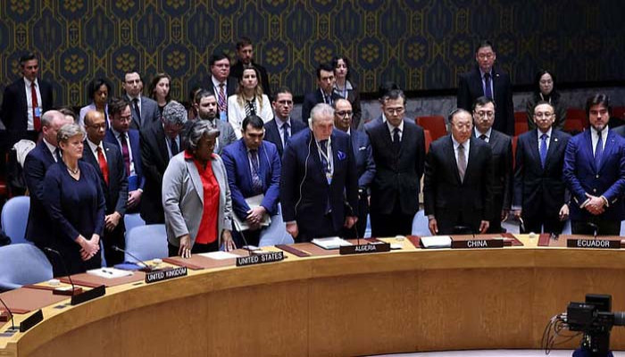 গাজা-ইসরায়েল যুদ্ধবিরতিতে নিরাপত্তা পরিষদে প্রস্তাব পাস