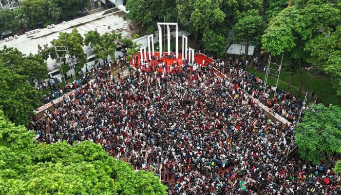 ১ দফা দাবীতে বৈষম্যবিরোধী ছাত্র আন্দোলনের কর্মসূচি