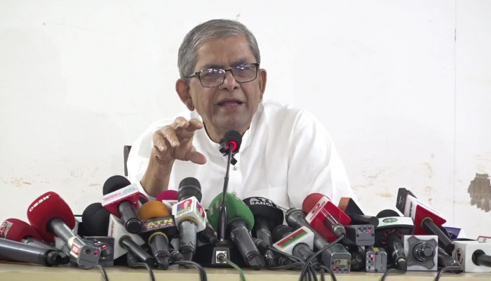 বিএনপি সংবাদপত্রের স্বাধীনতার পক্ষে থাকবে- মির্জা ফখরুল
