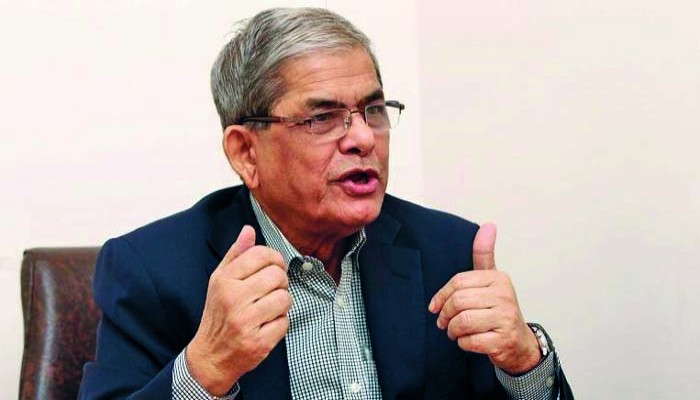 গণতন্ত্র প্রতিষ্ঠার পথে কালো ছায়া দেখছেন মির্জা ফখরুল