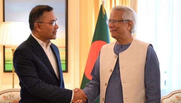 ইউনূস-তারেক বৈঠকে স্বস্তি জানিয়ে কি বার্তা মার্কিনীদের