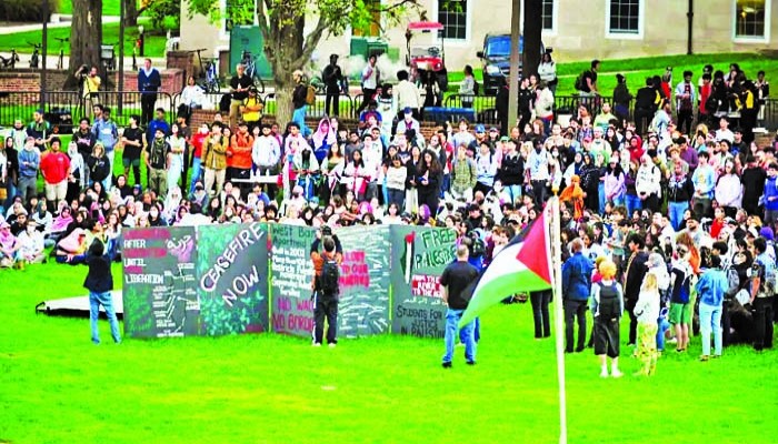মতপ্রকাশ দমনে প্রো-প্যালেস্টাইন শিক্ষার্থীদের ১ লাখ ডলার ক্ষতিপূরণ