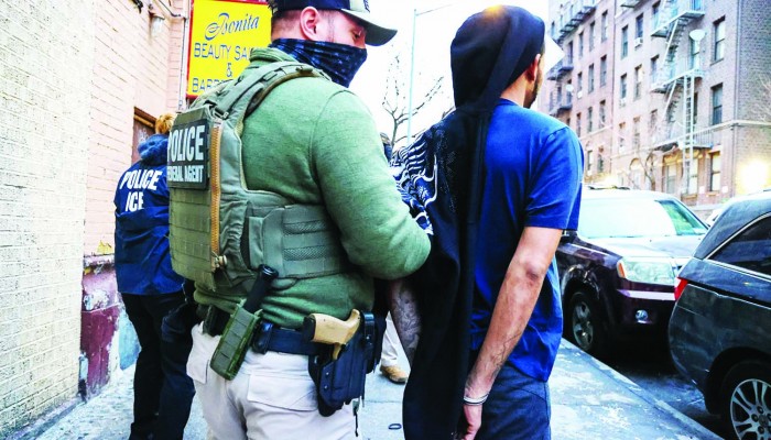 নিউইয়র্কে আইস কর্তৃক স্ট্রিট গ্রেফতার ২১২ শতাংশ বেড়েছে
