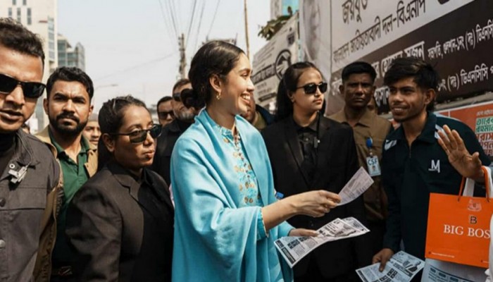 বাবার জন্য ভোট চাইলেন জাইমা