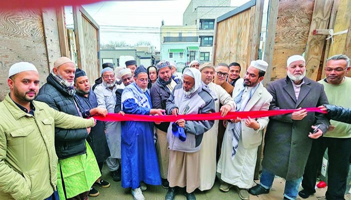 ওজোনপার্কে ফুলতলী জামে মসজিদ নতুন ঠিকানায়