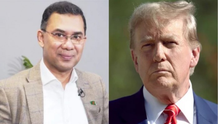 নবনির্বাচিত প্রধানমন্ত্রী তারেক রহমানকে অভিনন্দন জানিয়েছেন যুক্তরাষ্ট্রের প্রেসিডেন্ট ডনাল্ড ট্রাম্প